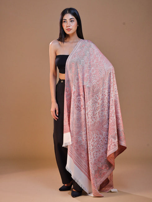 Women's Jamawar Wool Shawl
